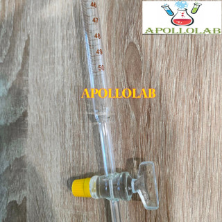 Burette (buret) chuẩn độ trắng 10ml 25ml 50ml