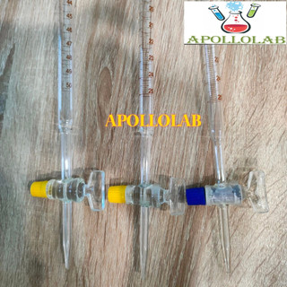 Burette (buret) chuẩn độ trắng 10ml 25ml 50ml