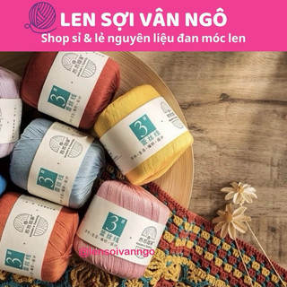  Sợi lace Susan 3 đan móc áo hè thú bông  cuộn 40gr   26282  