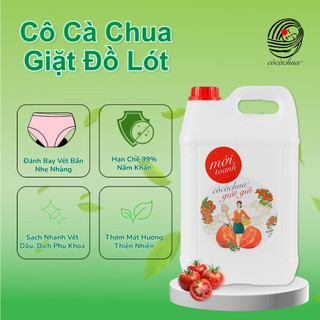 Nước giặt đồ lót, quần áo trẻ em hữu cơ cô cà chua mới toanh an toàn cho da nhạy cảm