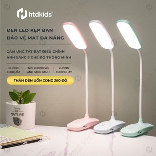 💥 Đèn học bóng LED kẹp bàn học chống cận có Pin sạc tích điện thông minh
