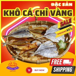 Khô cá chỉ vàng loại hảo hạng,đặc sản cà mau,Cá Chỉ Vàng rút xương loại 1, thịt dai, ngọt và thơm thientustoret