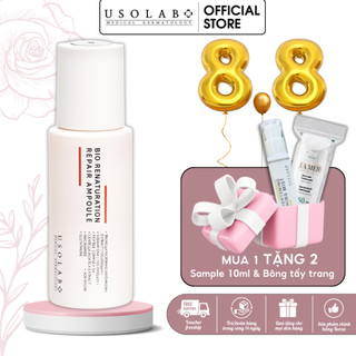 Tinh chất tế bào gốc trắng da, mờ nám, chống lão hóa usolab bio renaturation repair ampoule 50ml dành cho da nhạy cảm