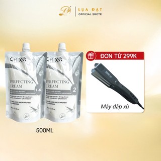 [Giá Salon}Thuốc ép tóc collagen thuốc duỗi tóc thông minh Chiko không mùi hôi 500ml
