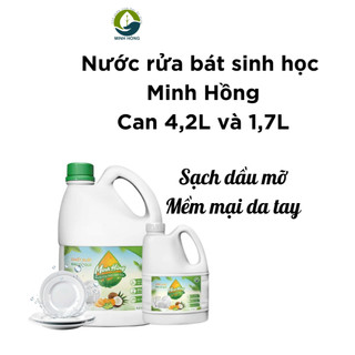 (MINH HỒNG) Nước rửa bát sinh học (Nước rửa chén) sạch dầu mỡ, tiết kiệm nước, không khô da CAN 1,7L và 4,2L KOSHKA HOME