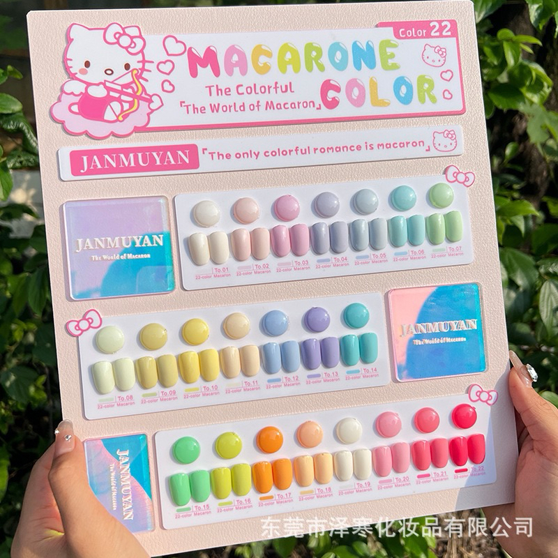 SET MACARON 22 MÀU + BẢNG MÀU