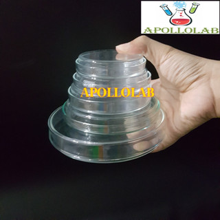 1 CẶP ĐĨA PETRI THỦY TINH NHIỀU SIZE- ĐỨC