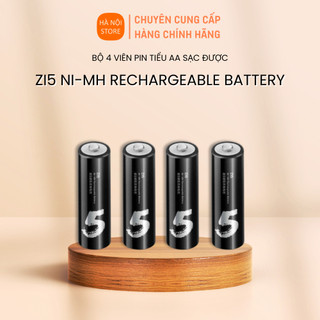 Hộp 4 Pin AA số 5 sạc được Xiaomi ZI5 Ni-MH Rechargeable Battery sạc lại 800 lần (KHÔNG KÈM DOCK)