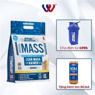 Critical Mass Professional - Lean Mass Gainer Applied Nutrition mass tăng cân chính hãng nhập khẩu Anh Quốc