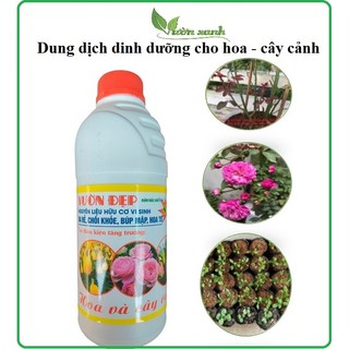 Dung dịch dinh dưỡng chuyên dùng cho hoa và cây cảnh 1Lít