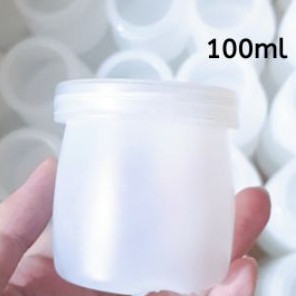 (Ảnh thật) 300 Hủ Nhựa 100ml Rỗng Đựng Sữa Chua