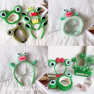 N42 Băng đô bờm tóc nữ chú Ếch xanh - dây buộc tóc nữ dễ thương BULL.SHOP