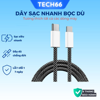 Dây sạc bọc dù chống đứt, cáp sạc điện thoại giá rẻ