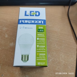 BÓNG ĐÈN LED 9W,LED BÚP 9W PARAGON