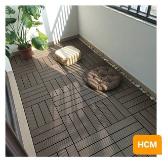 Thảm Nhựa Ghép Lót Sàn Ban Công,Sân Vườn Kích Thước 30cm x 30cm