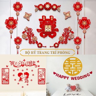 *COMBO TRANG TRÍ CƯỚI VẢI NỈ ĐẸP NHƯ TRANH – TẶNG KEO DÁN