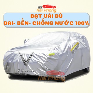 Bạt Phủ Ô Tô Vải Dù VINFAST FADIL, VF E34, VF 5,6,7,8,9, LUX A 2.0 chống nóng, chống nước tuyệt đối, có phản quang