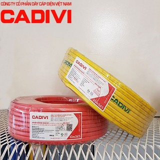 DÂY ĐIỆN ĐÔI CADIVI 2x2.5 mm2 VCmd2x50 cuộn 100m