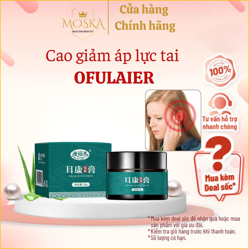 CAO GIẢM ÁP LỰC TAI OFULAIER NHẬT BẢN - GIÚP CẢI THIỆN Ù TAI, NGHE KÉM, SUY GIẢM THÍNH LỰC
