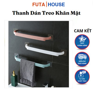 Thanh dán tường treo khăn mặt kệ dán tường treo quần áo
