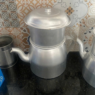 Phin cafe To ủ 100gam hoặc 200gam cà phê - Ấm ủ caf phê muối 100g hoặc 200g