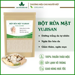 Bột rửa mặt 1kg, đắp mặt trắng da yujisan, ngừa mụn, sáng da, mờ thâm nám hiệu quả - Chợ Thảo Dược Việt