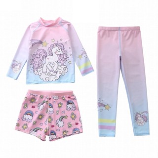 Set/Bộ bơi 3 món cho bé gái