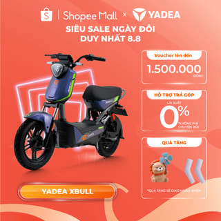 Xe máy điện yadea xbull học sinh nhỏ gọn 75km một lần sạc bản 2024 - bảo hành 2 năm