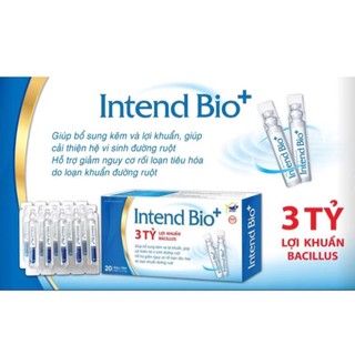 Intend bio 3 tỷ lợi khuẩn bacillus- hộp 20 ống