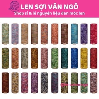 Sợi dệt 2mm màu loang (cuộn 125gr)