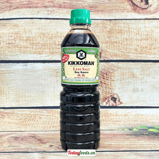Nước tương kikkoman ít muối 43% chai 600ml