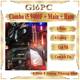 Combo i5 9400f + Main H310, B360, B365, Z370 Z390 chạy socket 1151V2, combo i5 8400