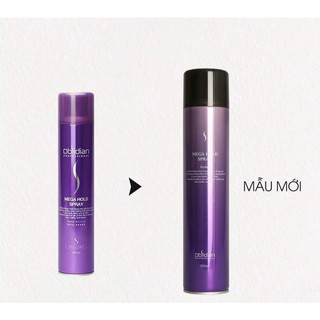 (MẪU MỚI NHẤT) GÔM CỨNG OBSIDIAN MEGA HOIL SPRAY 300ML