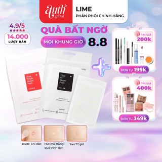 Miếng dán mụn Cosrx Ance Pimple đỏ giảm mụn sưng bọc / Clear Fit Master Patch đen che mụn tàng hình