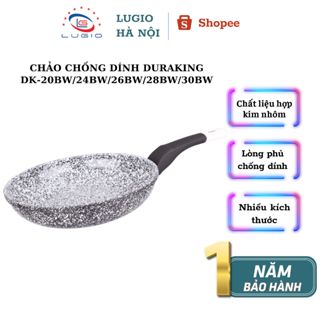  Chảo hợp kim  chống dính Gốm  thương hiệu DURAKING model DK-20BW DK-24BW DK-26BW DK-28BW DK-30BW 