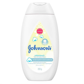 Sữa dưỡng thể dịu nhẹ như bông Johnson's baby cotton touch 200ml
