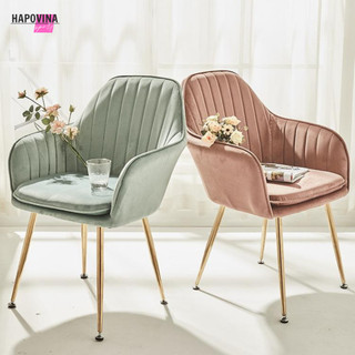 Ghế làm nail kiểu dáng Châu Âu nhiều màu, ghế ngồi trang điểm makeup 4 chân mạ vàng, ghế decor phòng phong cách hiện đại