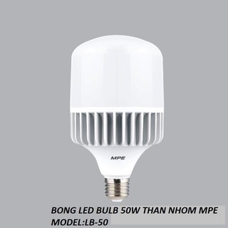 Bóng Đèn Led Bulb Mpe 50w (thân nhôm tản nhiệt tốt)