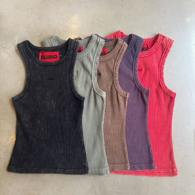 Áo Tanktop Nữ Bluko Women Washed Tanktop