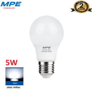 Bóng Led Búp MPE 5w trắng /vàng