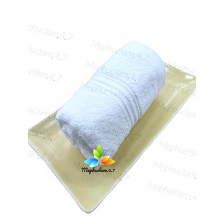 Combo 5 khăn mặt trắng 30x50cm
