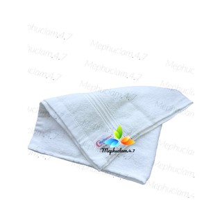 Combo 5 khăn mặt trắng 30x50cm
