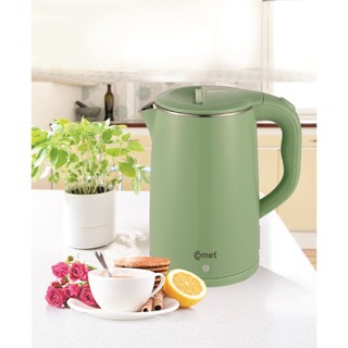 [Có hỏa tốc TPHCM ] Bình đun siêu tốc inox 304 1.8L COMET - CM8218