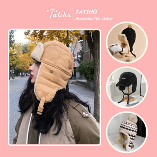 Mũ Len Unisex Nam Nữ, Nón Phi Công Chất Dày Dặn Chụp Tai Họa Tiết Trơn Giữ Ấm Thời Trang Thu Đông - Mã NL004