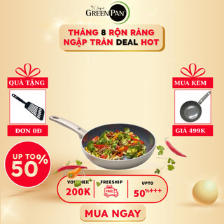 Chảo chống dính ceramic cao cấp GreenPan Cam.Bronze 24cm sâu - 675952