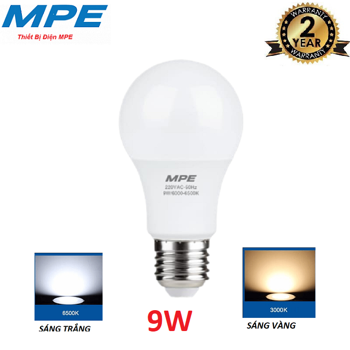 Bóng Led Bulb 9W MPE