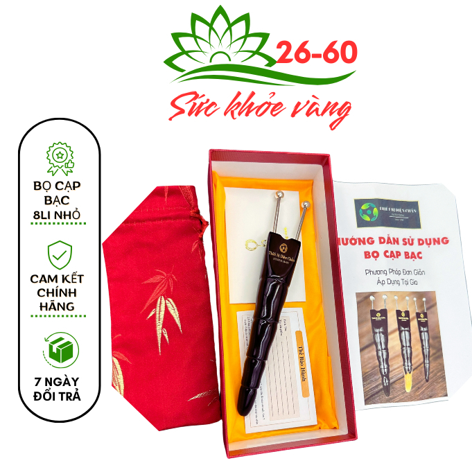 Bọ Cạp Bạc Nhỏ 8 Li Bạc Ta Chuẩn Diện Chẩn Chính Hãng - Hội Quán Bùi Quốc Châu