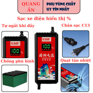 Sạc xe điện 4 bình, 5 bình hiển thị %