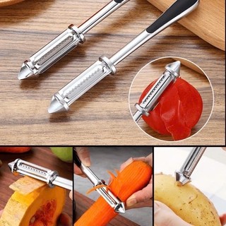nạo rau củ inox đa năng 4 in 1 Nạo vỏ và gọt hoa quả sk403