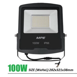 ĐÈN PHA LED 100w MPE CHỐNG NƯỚC FLD-100T